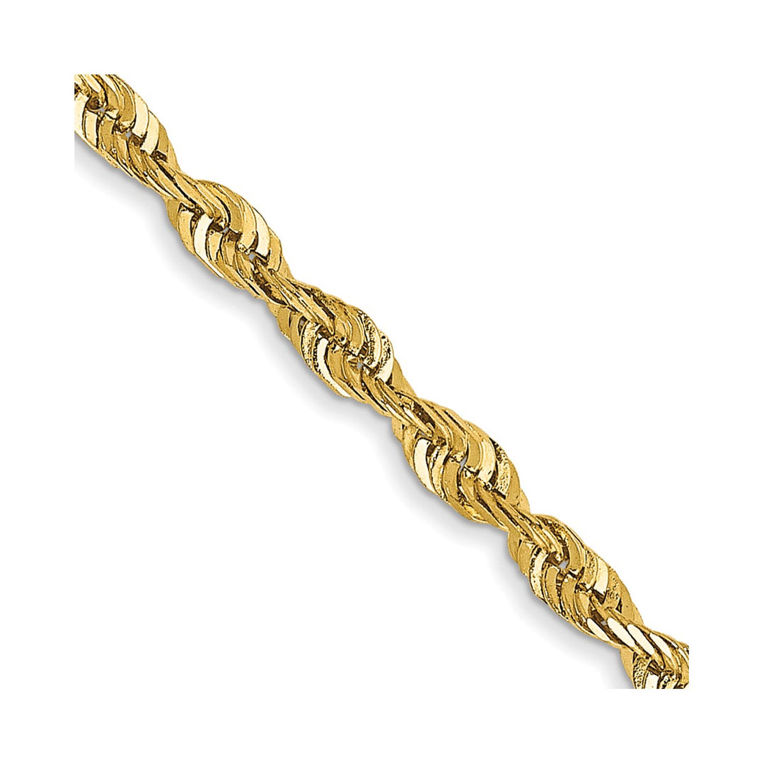 Gold 2.25mm Rope Chain, 1