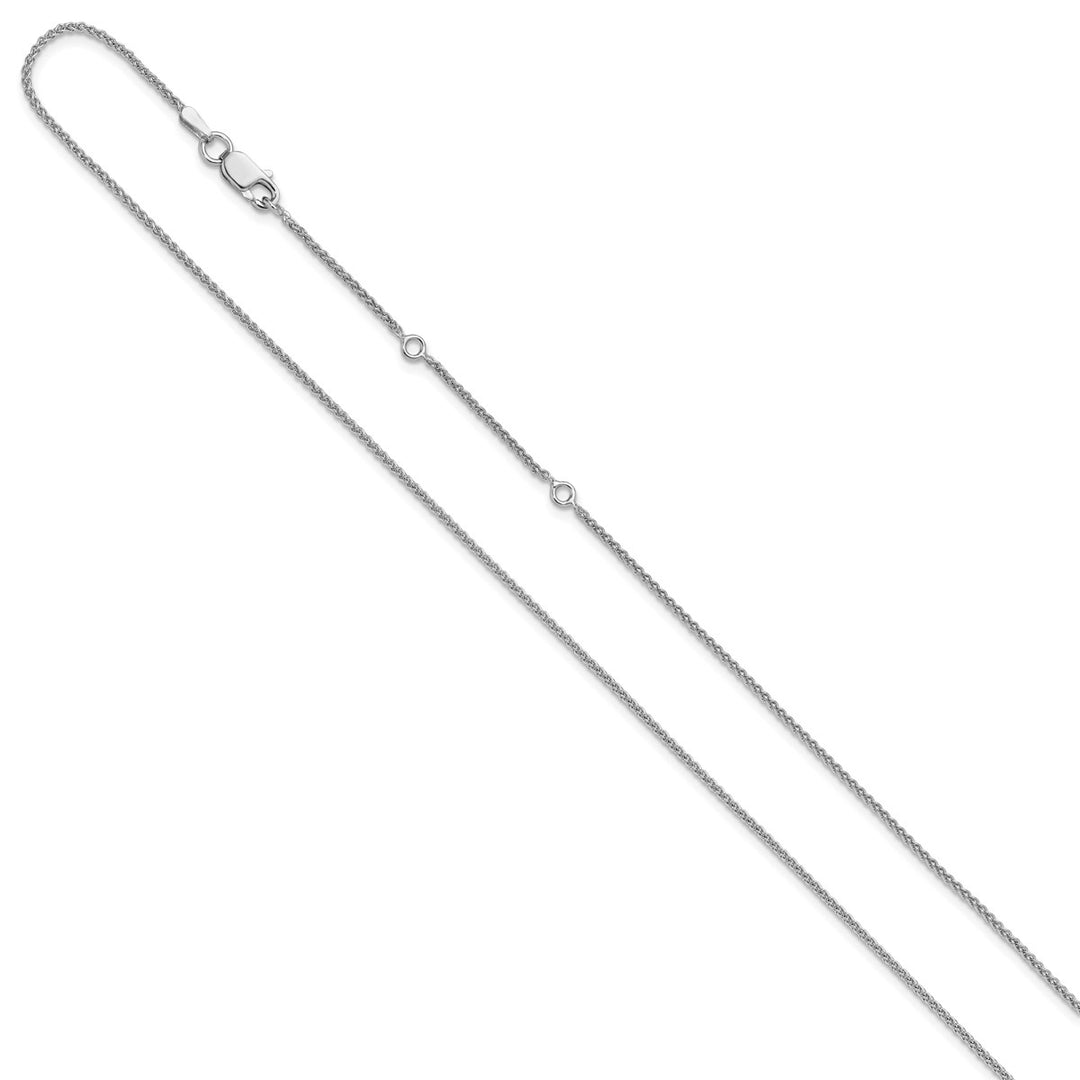 Sterling Silver 1.3mm Spiga (Wheat) Chain, 16