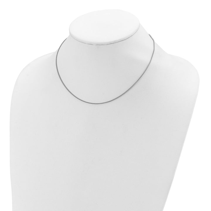 Sterling Silver 1.3mm Spiga (Wheat) Chain, 16"