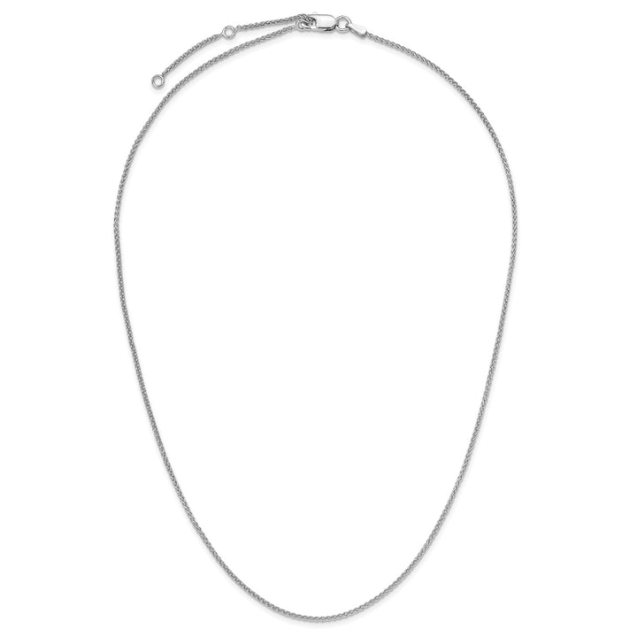 Sterling Silver 1.3mm Spiga (Wheat) Chain, 16"