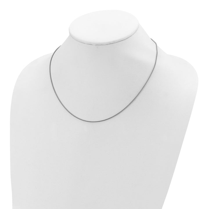 Sterling Silver 1.3mm Spiga (Wheat) Chain, 16"