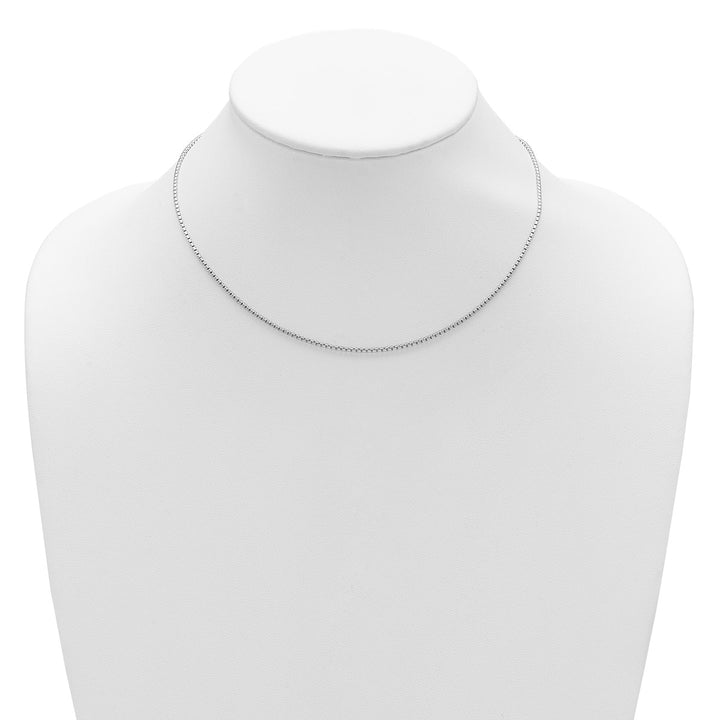 Sterling Silver 1.2mm Ball (Beaded) Chain, 16"