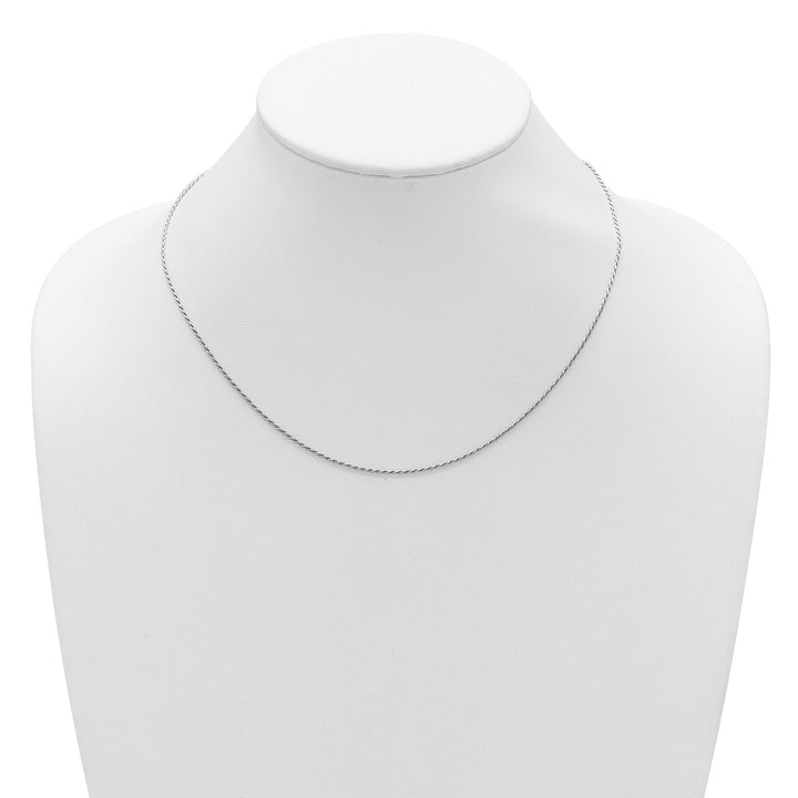 Sterling Silver 1.2mm Rope Chain, 16"
