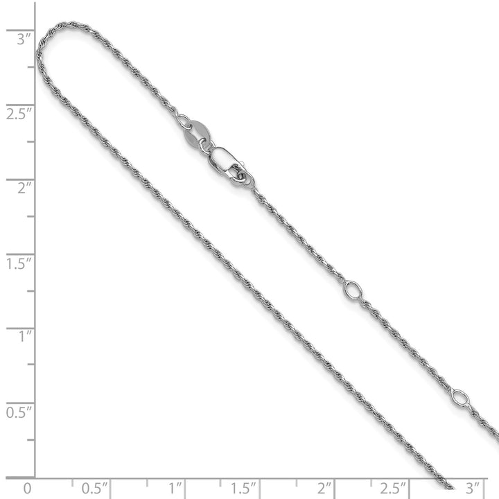 Sterling Silver 1.2mm Rope Chain, 16"