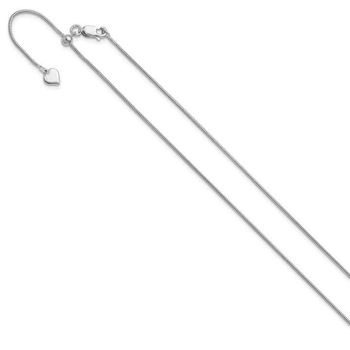 Sterling Silver 1.1mm Snake Chain, 22"