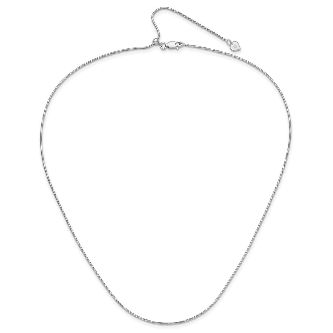 Sterling Silver 1.1mm Snake Chain, 22