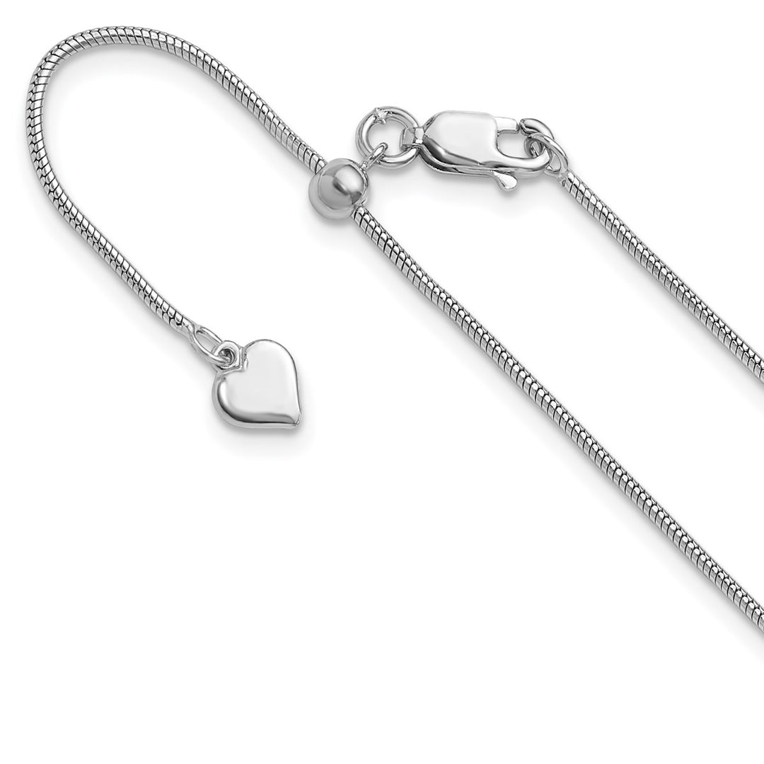 Sterling Silver 1.1mm Snake Chain, 22"