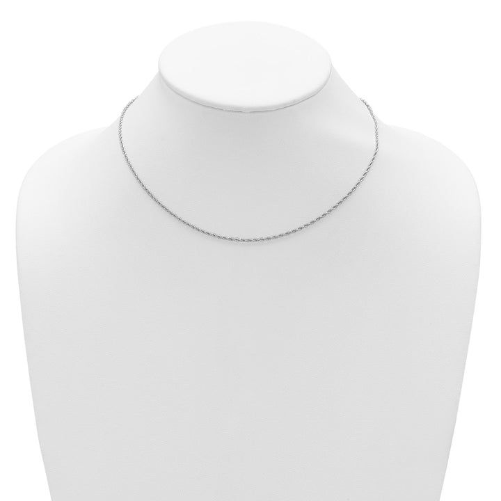 Sterling Silver 1.3mm Rope Chain, 16"