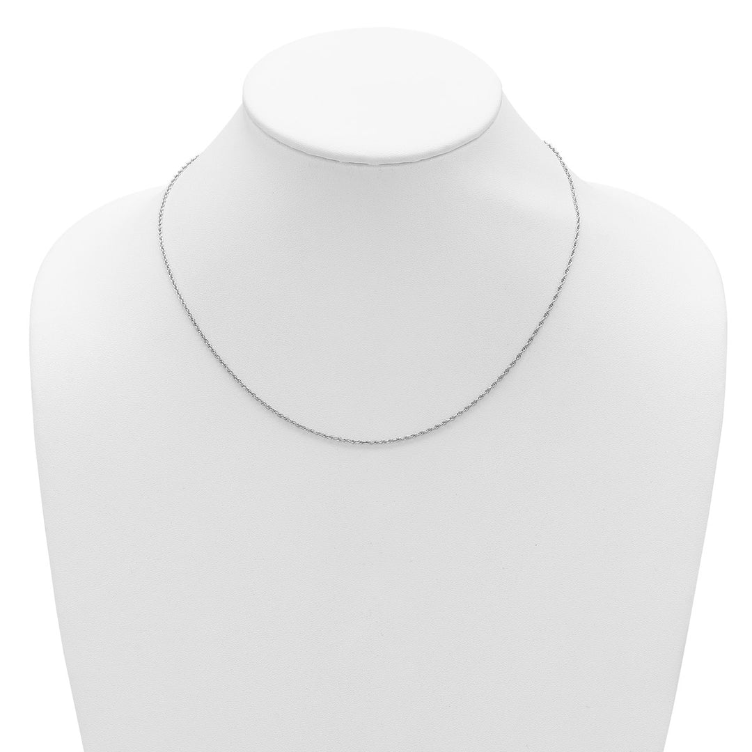 Sterling Silver 1.3mm Rope Chain, 16