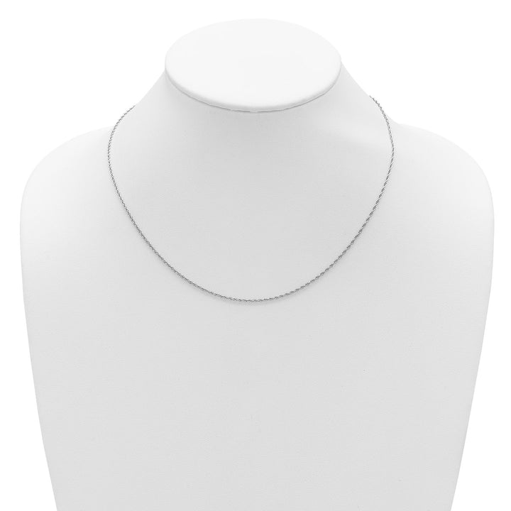 Sterling Silver 1.3mm Rope Chain, 16"