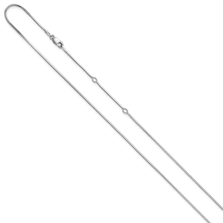 Sterling Silver 1mm Snake Chain, 16"