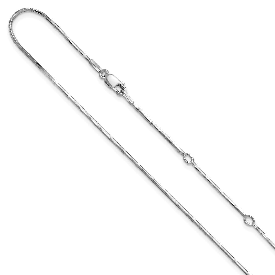 Sterling Silver 1mm Snake Chain, 16"