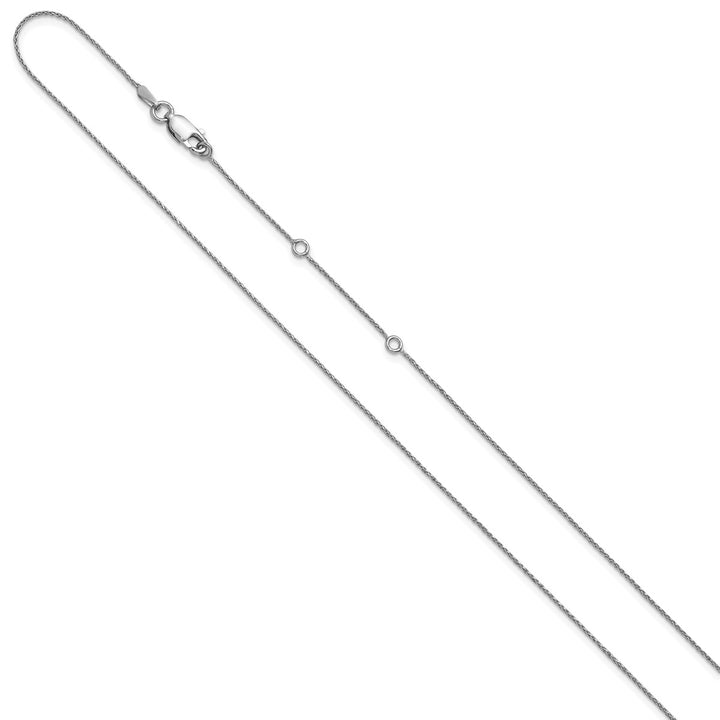 Sterling Silver 0.85mm Spiga (Wheat) Chain, 16"