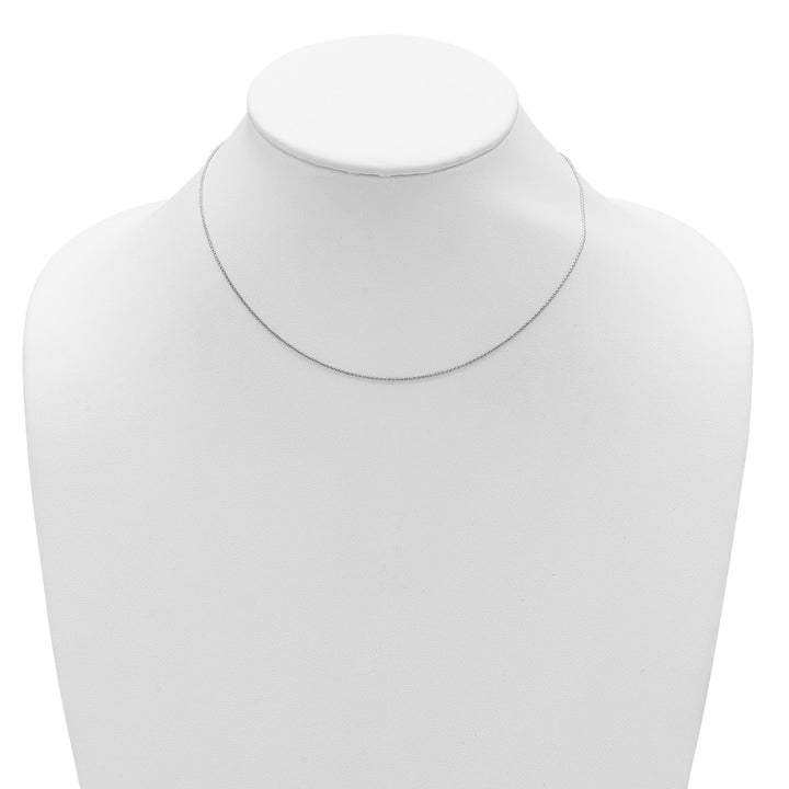 Sterling Silver 0.85mm Spiga (Wheat) Chain, 16"