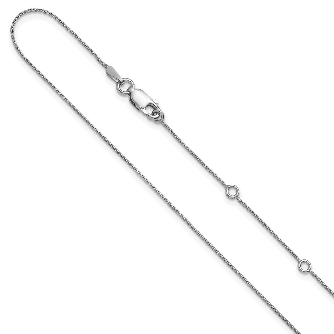 Sterling Silver 0.85mm Spiga (Wheat) Chain, 16"