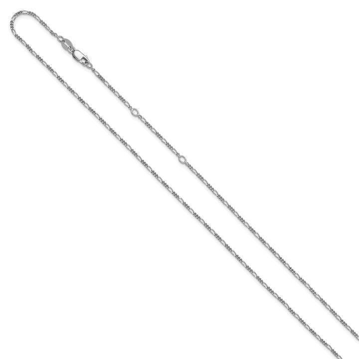 Sterling Silver 1.45mm Figaro Chain, 16"