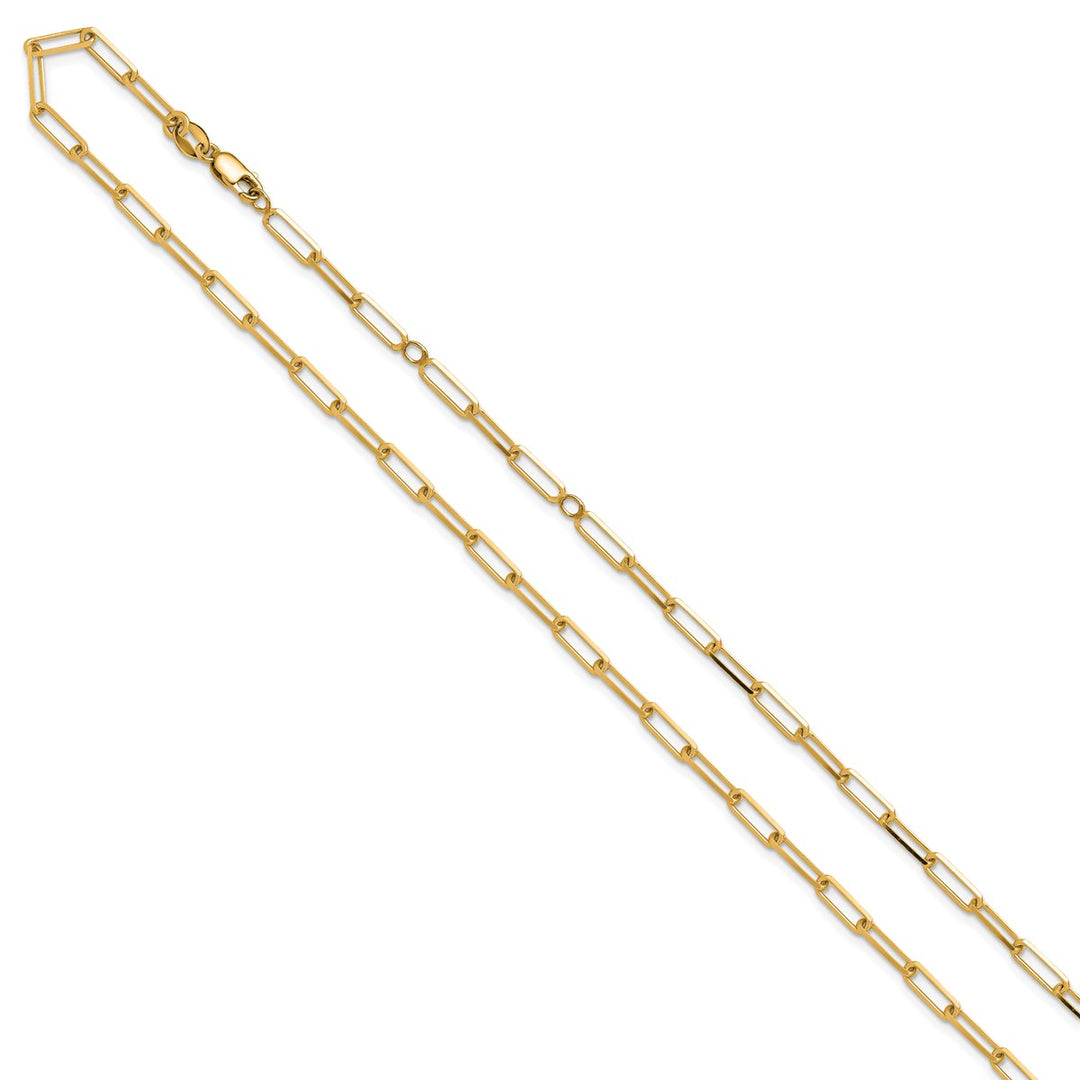 Sterling Silver 3.1mm Paperclip Necklaces, 16