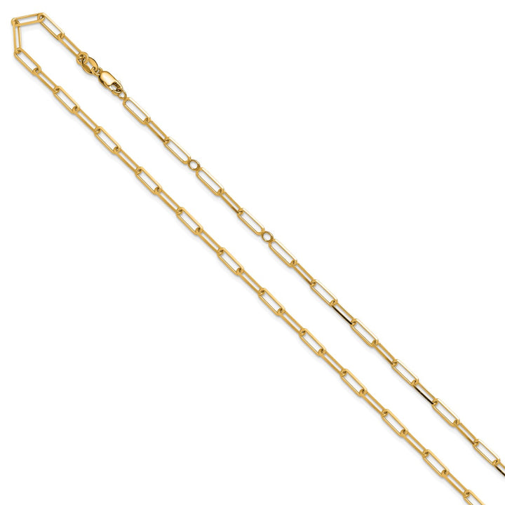 Sterling Silver 3.1mm Paperclip Necklaces, 16"