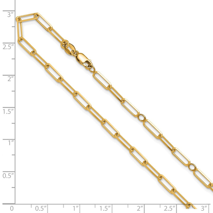 Sterling Silver 3.1mm Paperclip Necklaces, 16"