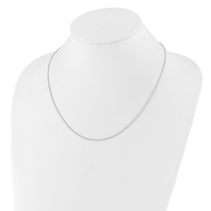 Sterling Silver 1.3mm Spiga (Wheat) Chain, 22"