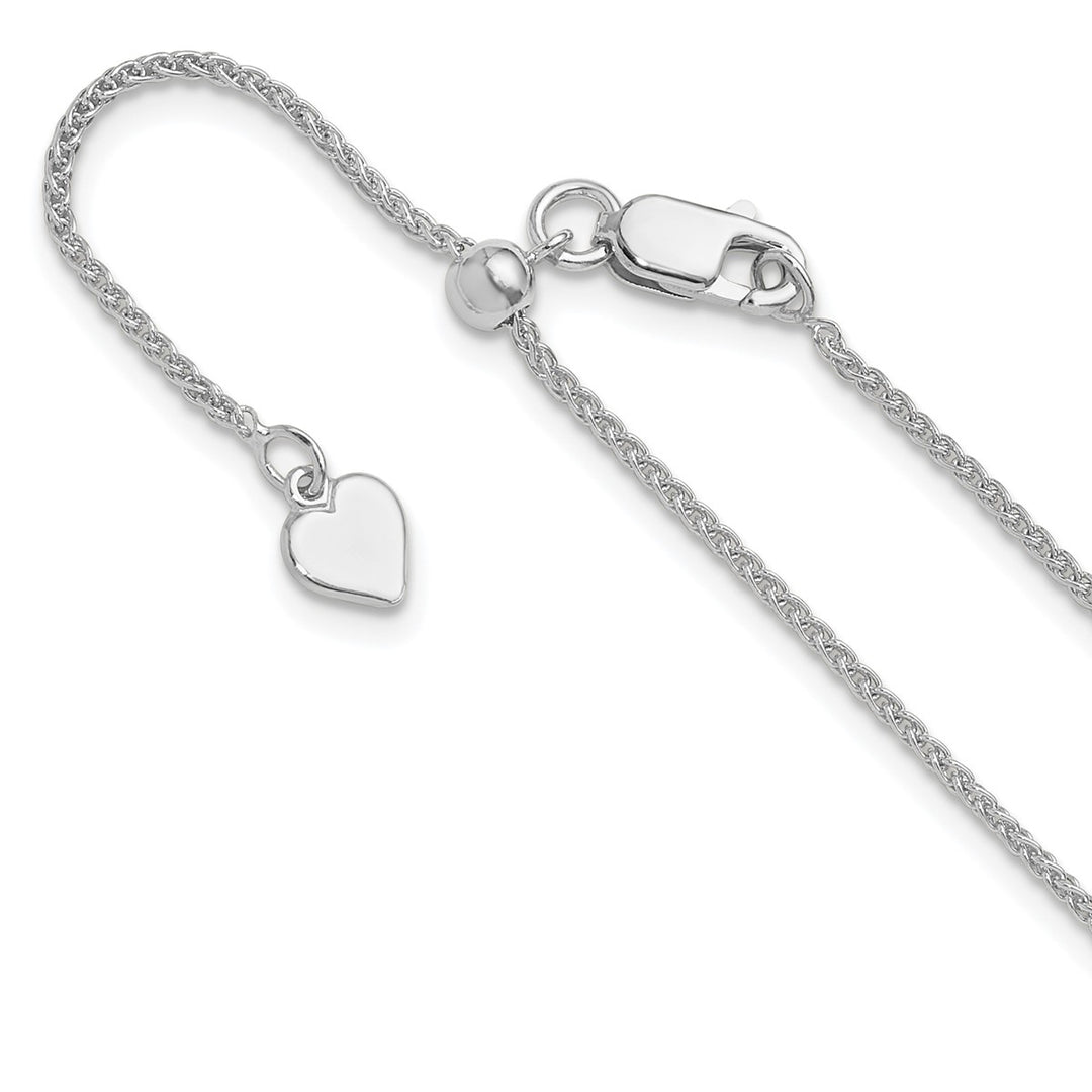 Sterling Silver 1.3mm Spiga (Wheat) Chain, 22"