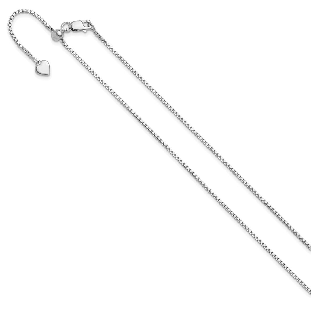 Sterling Silver 1.3mm Box Chain, 22