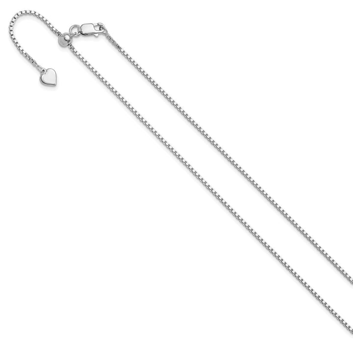 Sterling Silver 1.3mm Box Chain, 22"