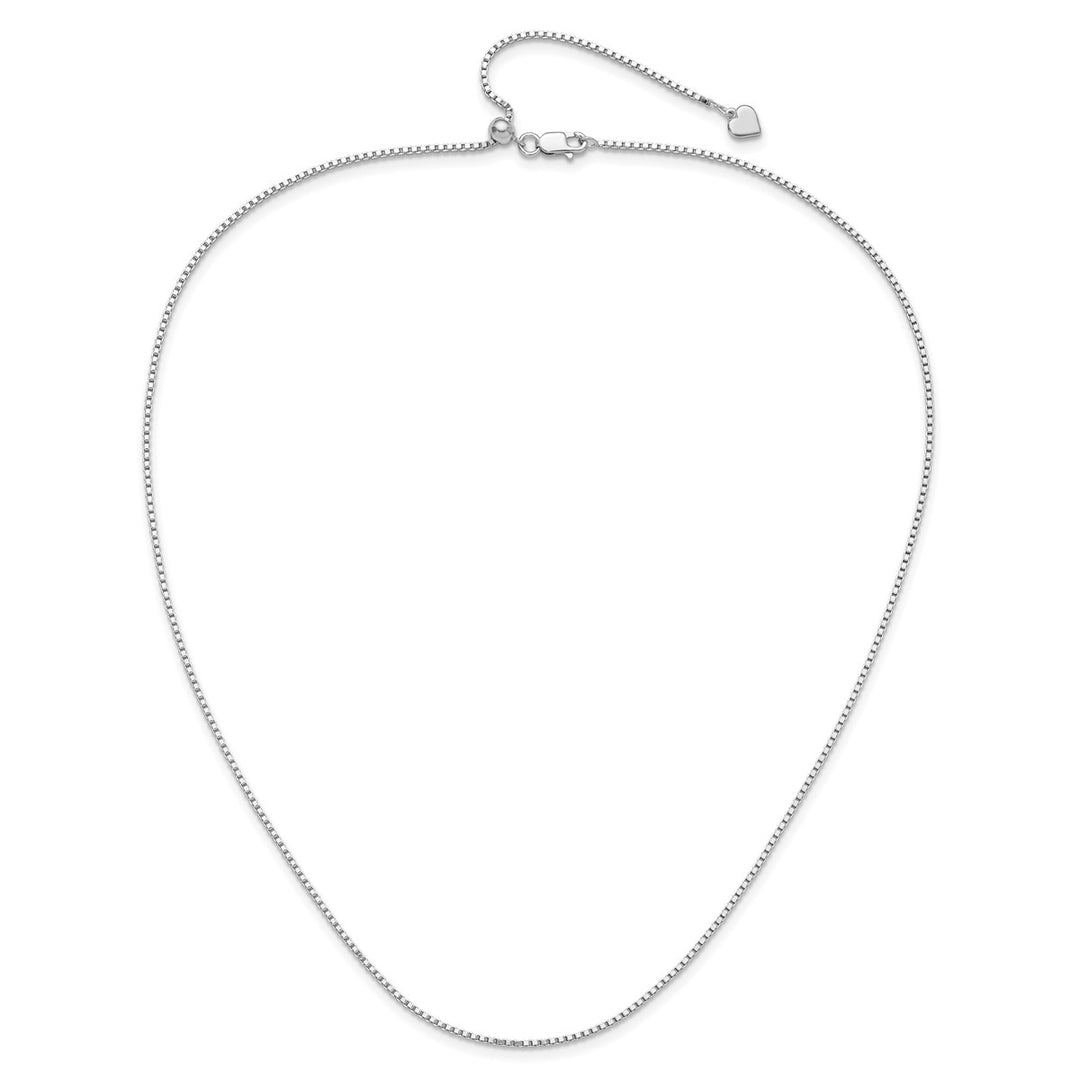 Sterling Silver 1.3mm Box Chain, 22