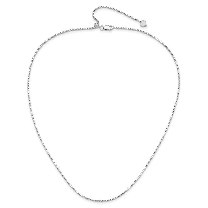 Sterling Silver 1.3mm Box Chain, 22"