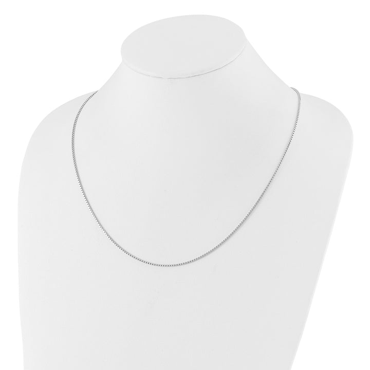 Sterling Silver 1.3mm Box Chain, 22"