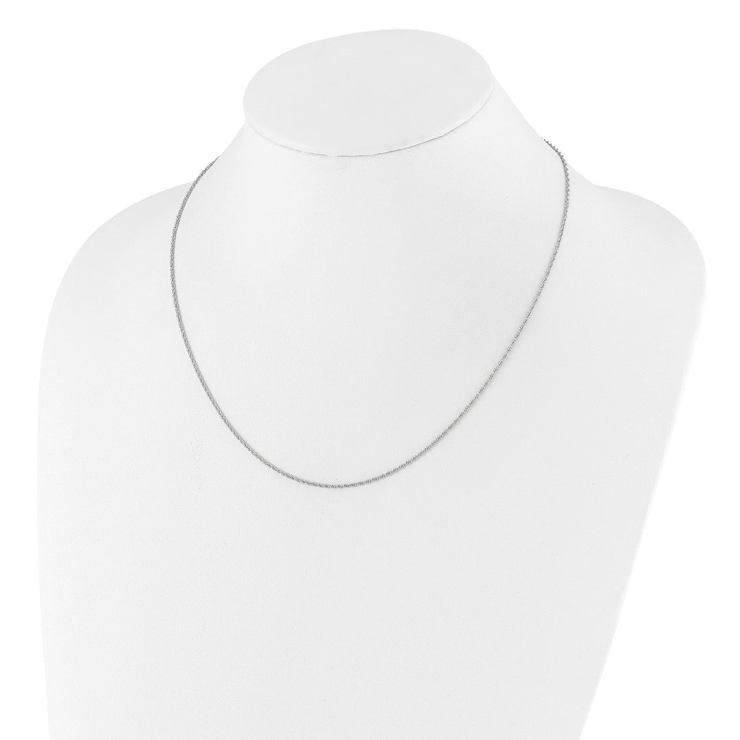 Sterling Silver 1.35mm Rope Chain, 22