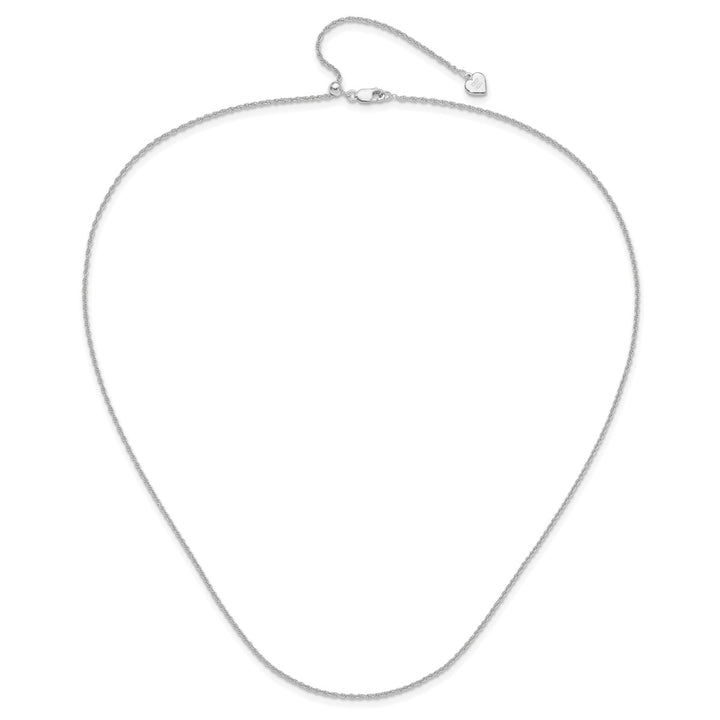 Sterling Silver 1.35mm Rope Chain, 22"