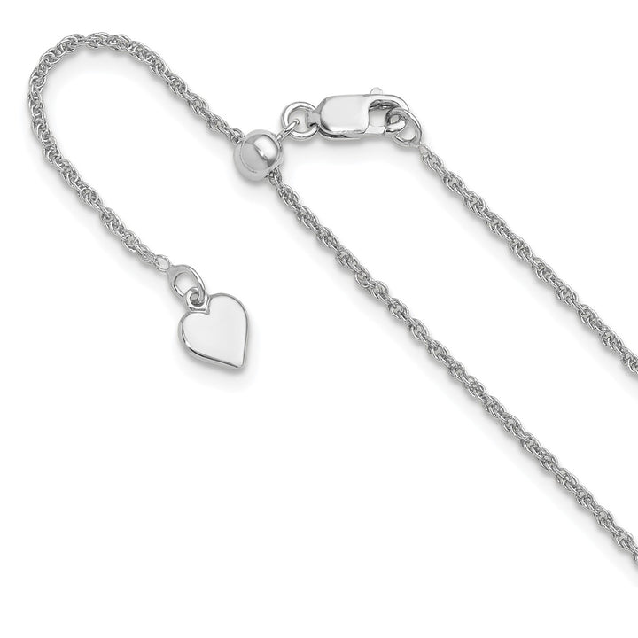 Sterling Silver 1.35mm Rope Chain, 22"