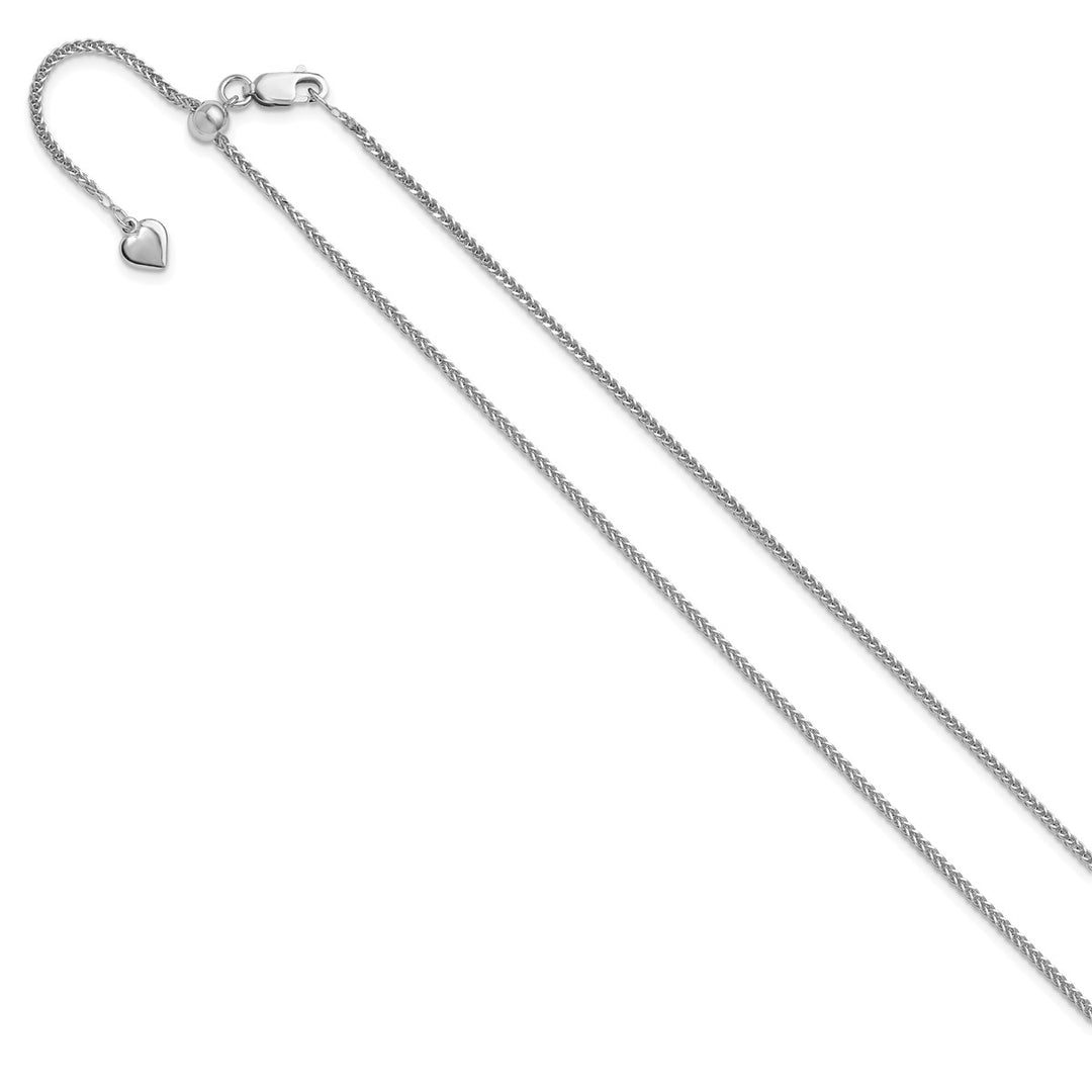 Sterling Silver 1.45mm Spiga (Wheat) Chain, 22