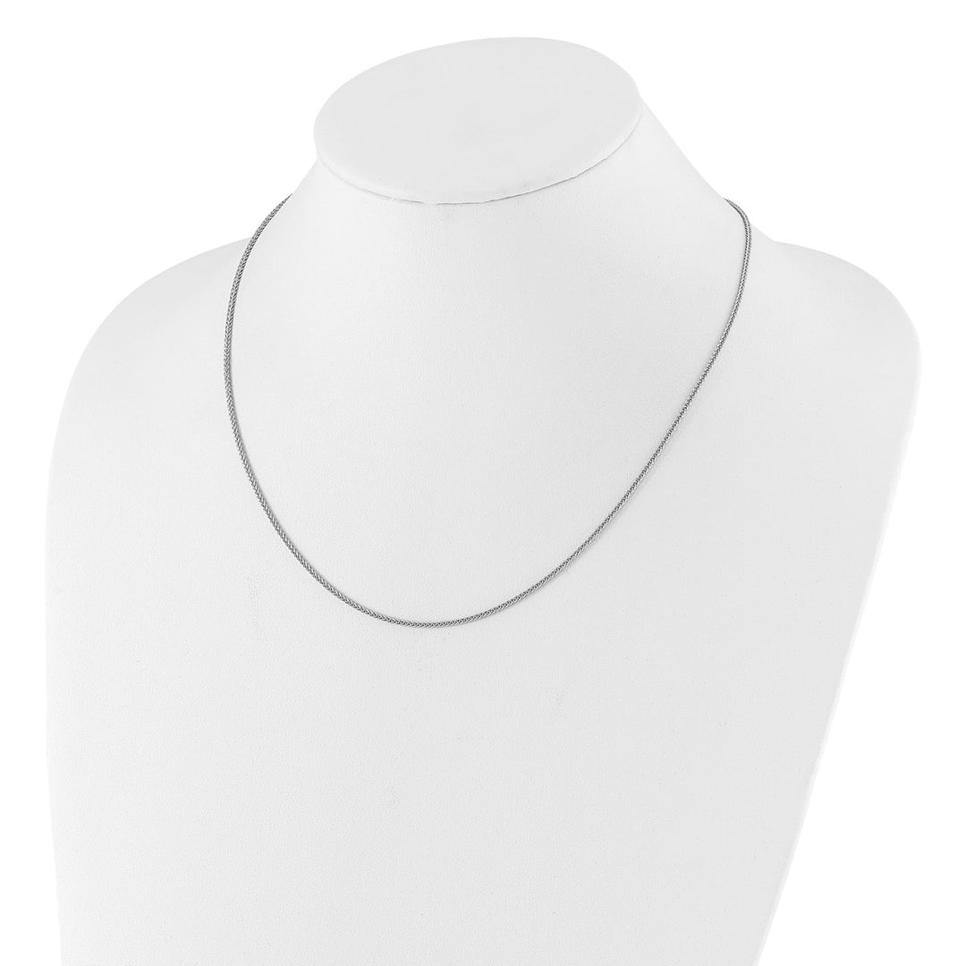 Sterling Silver 1.45mm Spiga (Wheat) Chain, 22