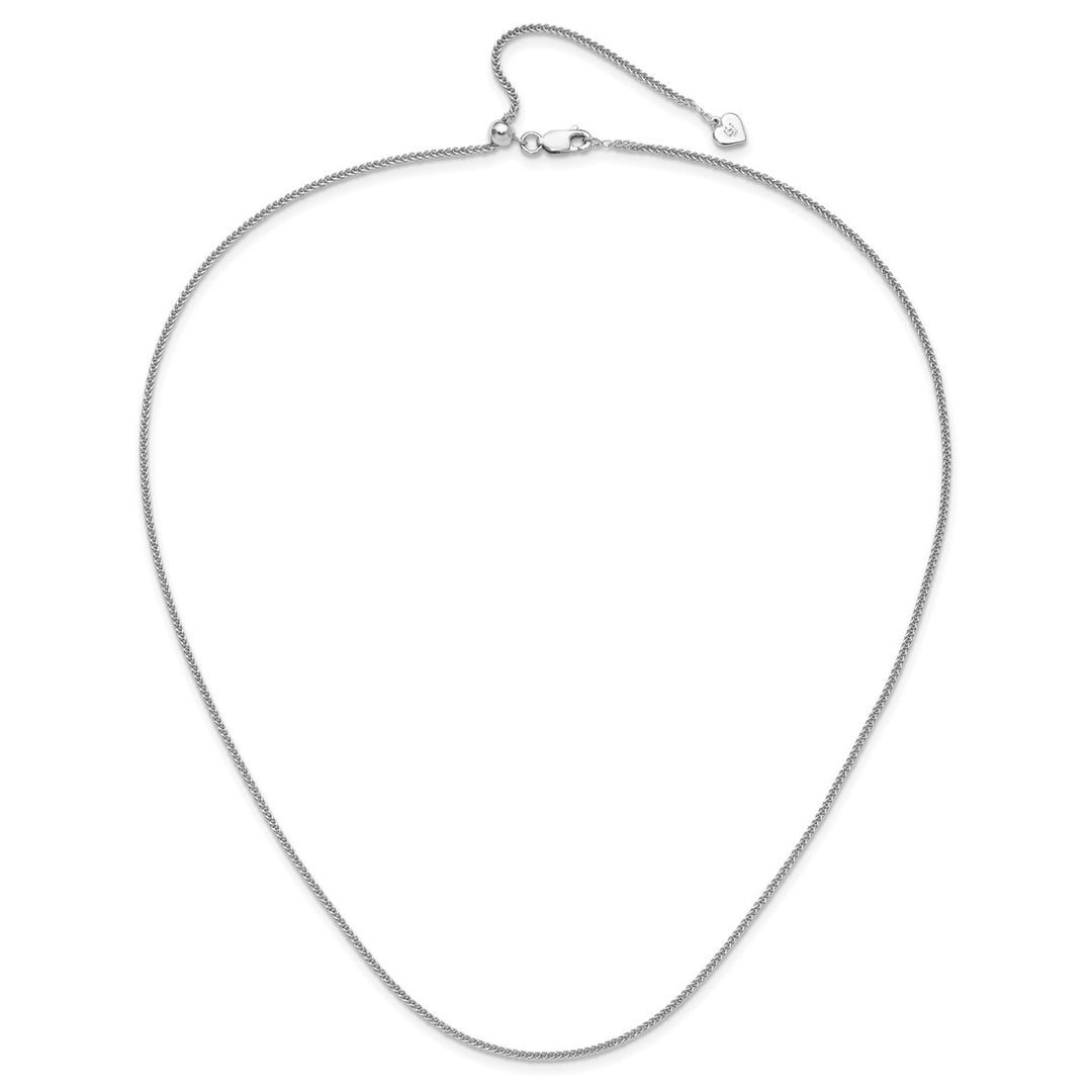 Sterling Silver 1.45mm Spiga (Wheat) Chain, 22