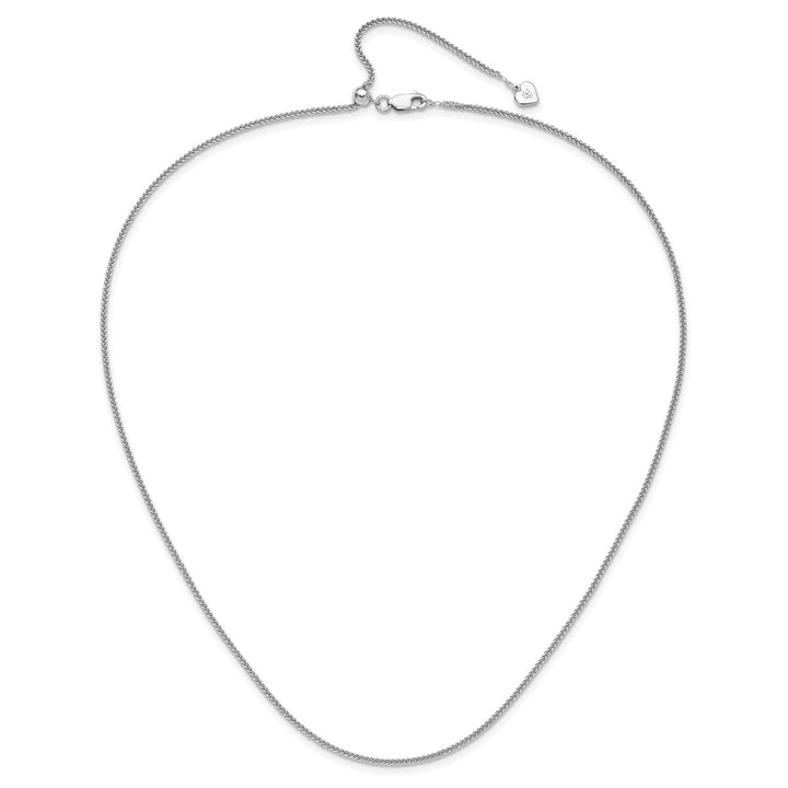 Sterling Silver 1.45mm Spiga (Wheat) Chain, 22"
