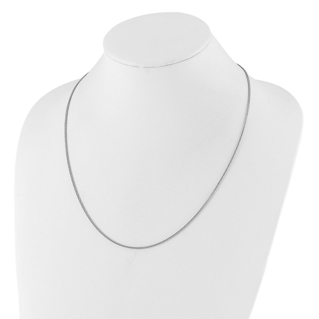 Sterling Silver 1.45mm Spiga (Wheat) Chain, 22