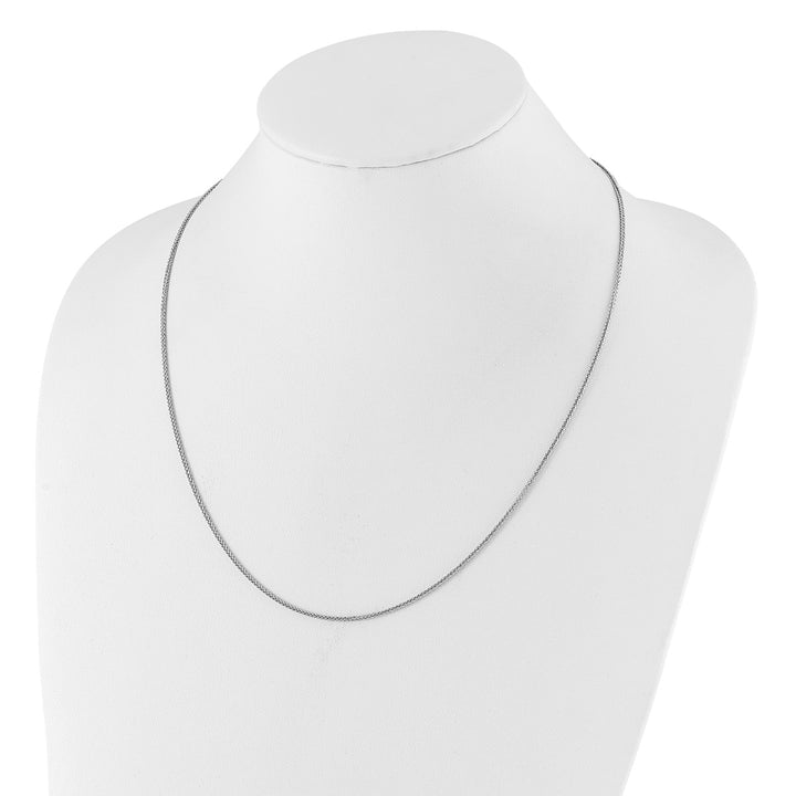 Sterling Silver 1.45mm Spiga (Wheat) Chain, 22"