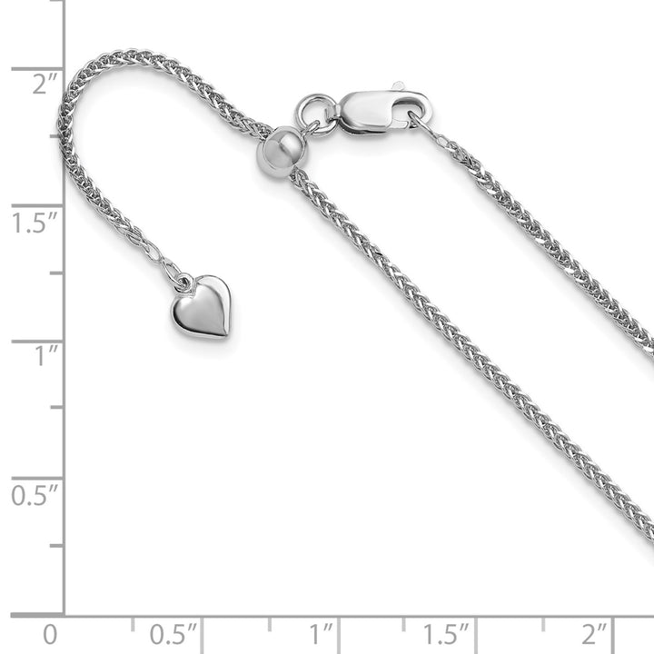 Sterling Silver 1.45mm Spiga (Wheat) Chain, 22"
