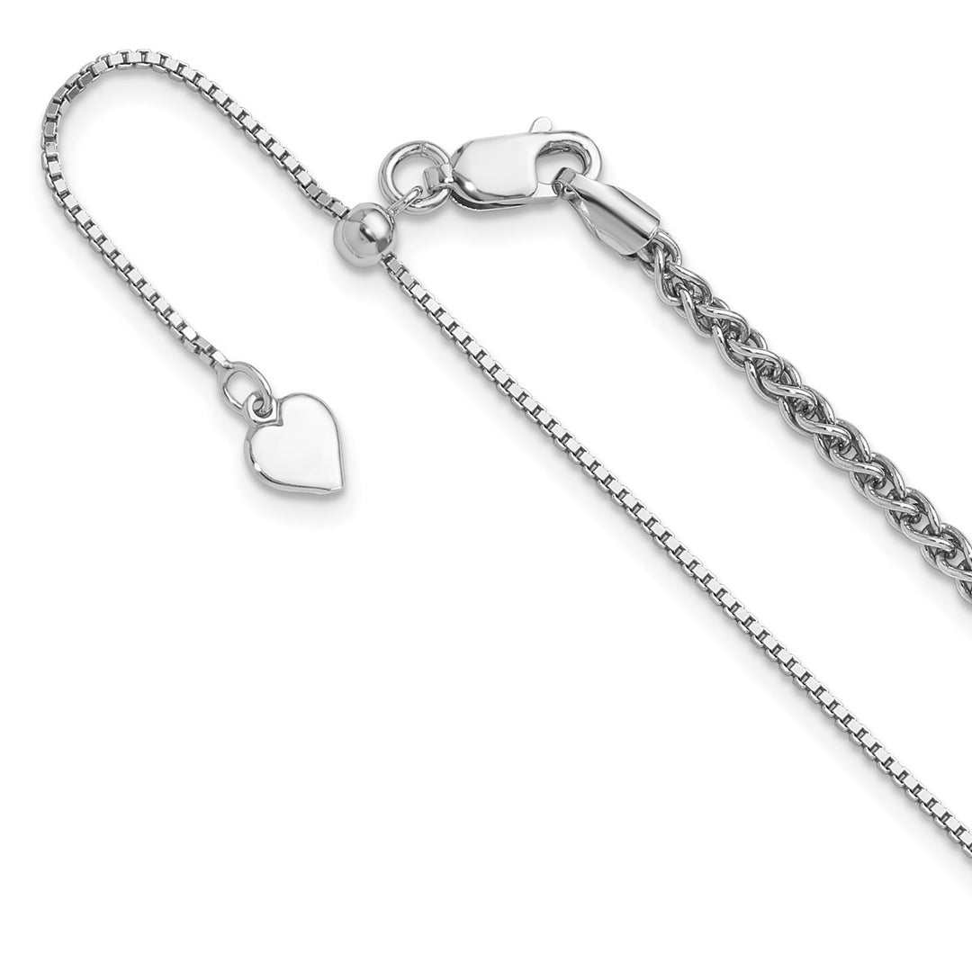 Sterling Silver 2.5mm Spiga (Wheat) Chain, 22"