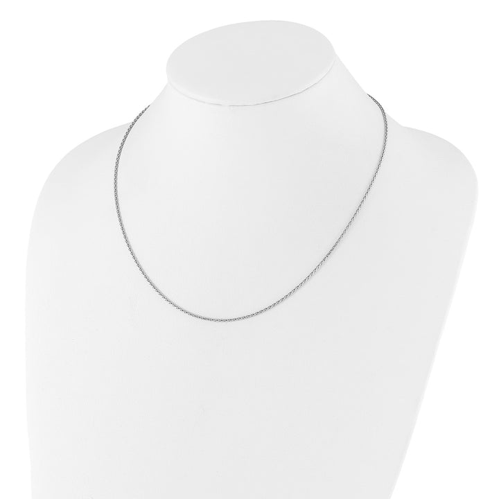 Sterling Silver 1.5mm Spiga (Wheat) Chain, 22"