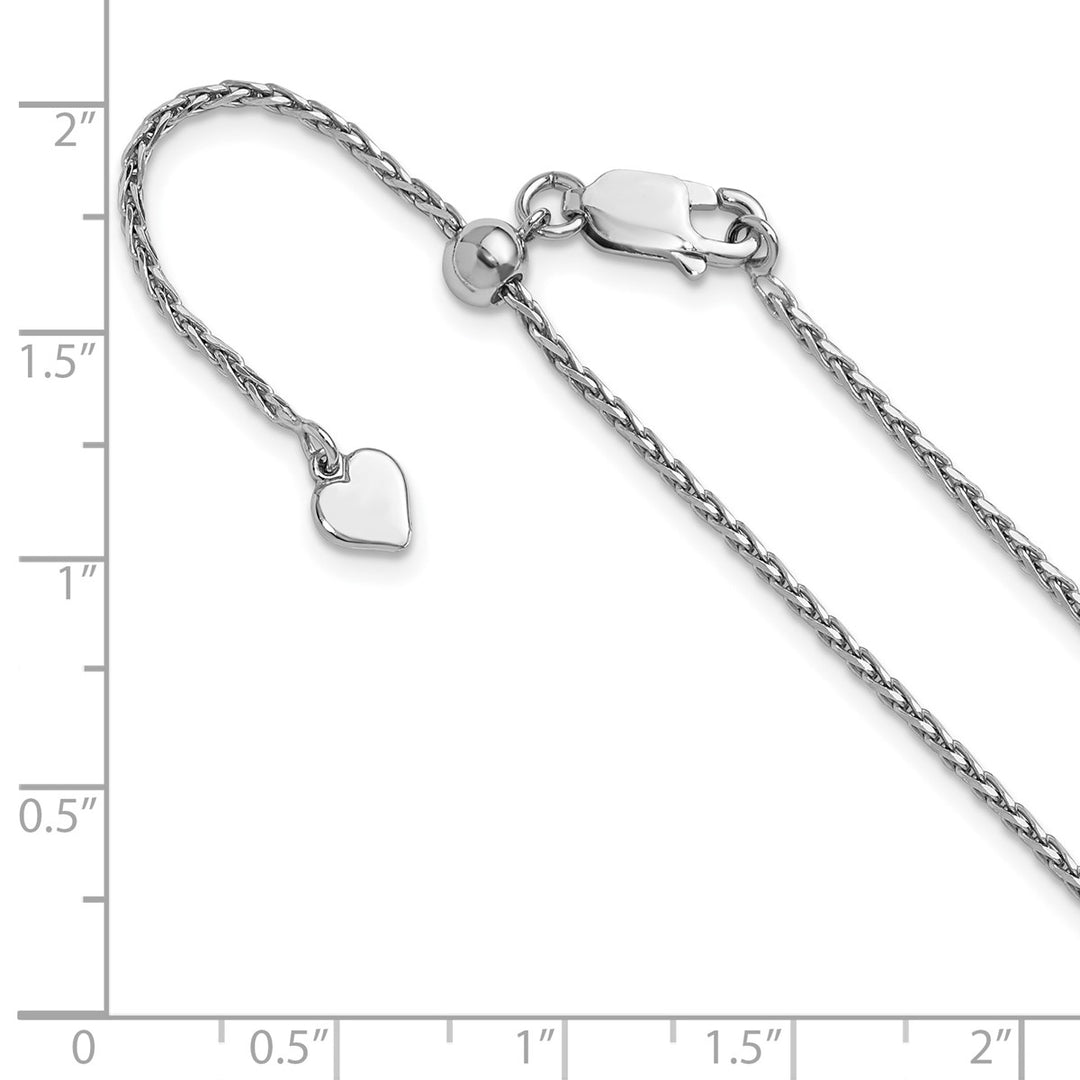 Sterling Silver 1.5mm Spiga (Wheat) Chain, 22