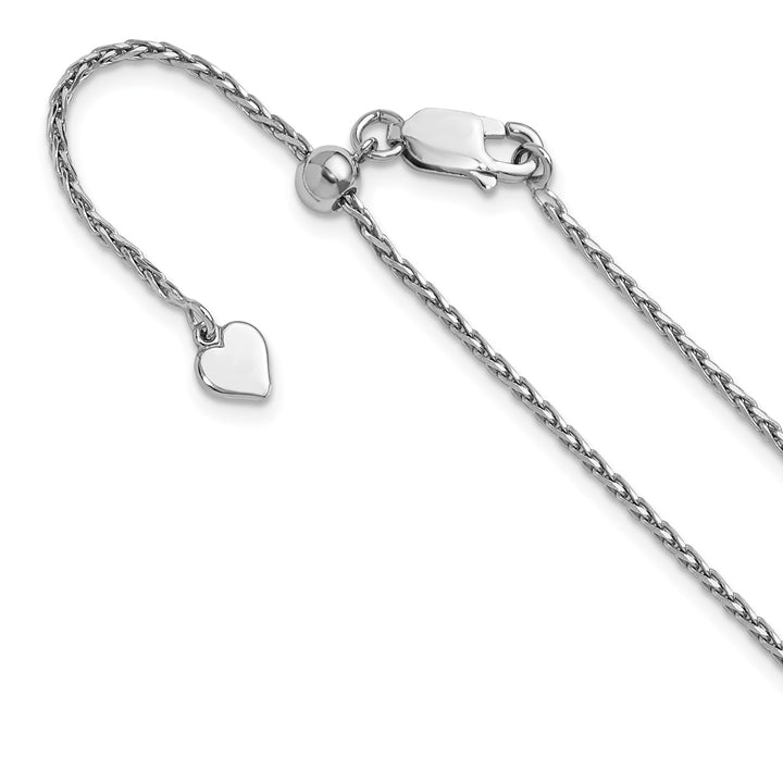 Sterling Silver 1.5mm Spiga (Wheat) Chain, 22"