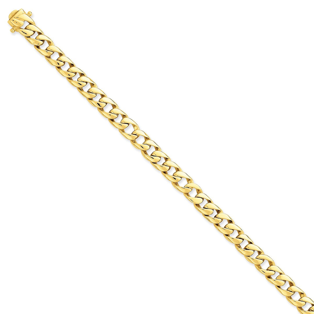 Gold 8mm Curb Chain, 1"