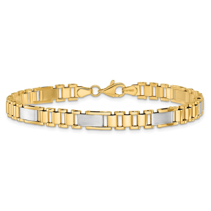 Gold 8.5mm Link, Other Bracelet, 8"