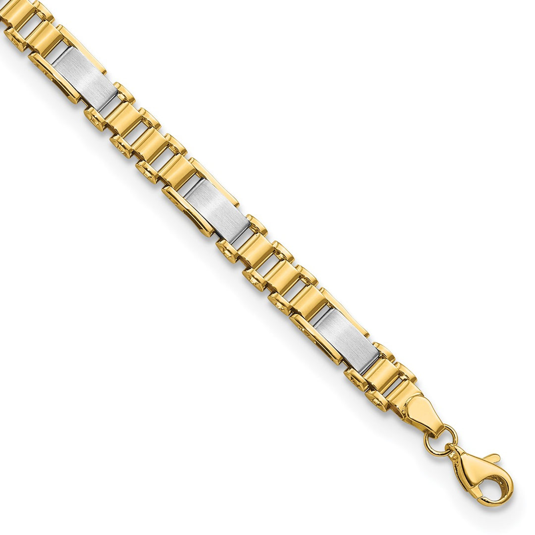 Gold 8.5mm Link, Other Bracelet, 8"