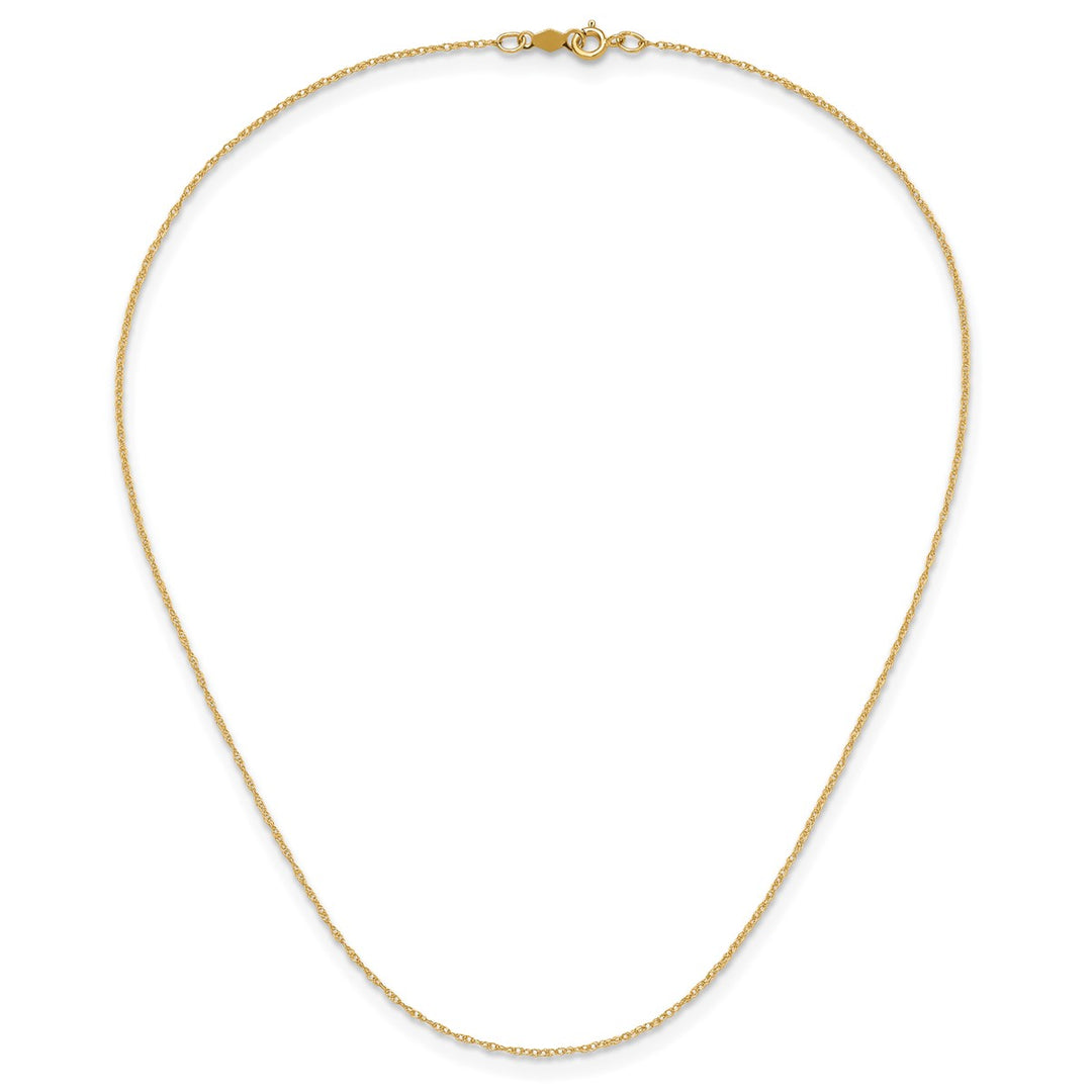 Gold 1mm Cable Chain, 13