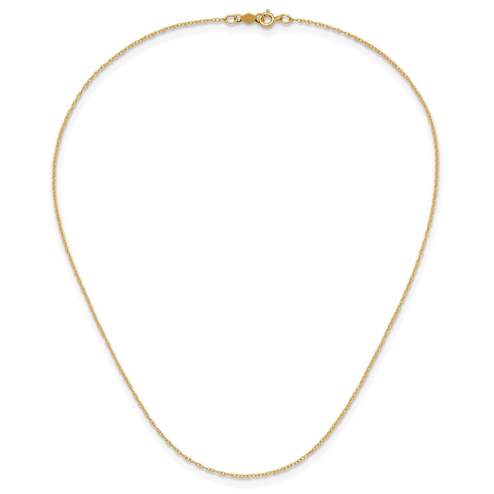 Gold 1mm Cable Chain, 13"