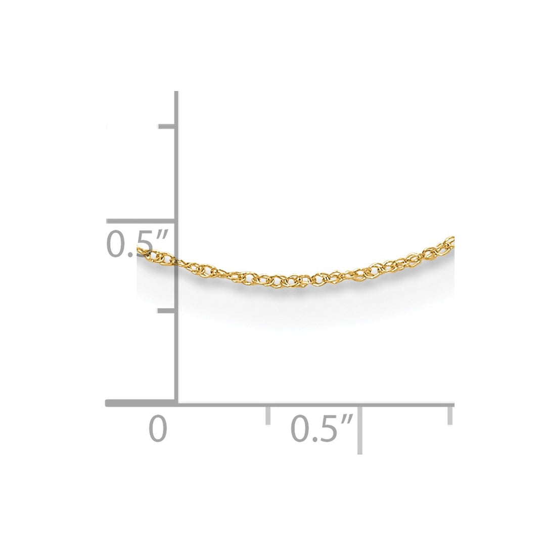 Gold 1mm Cable Chain, 13